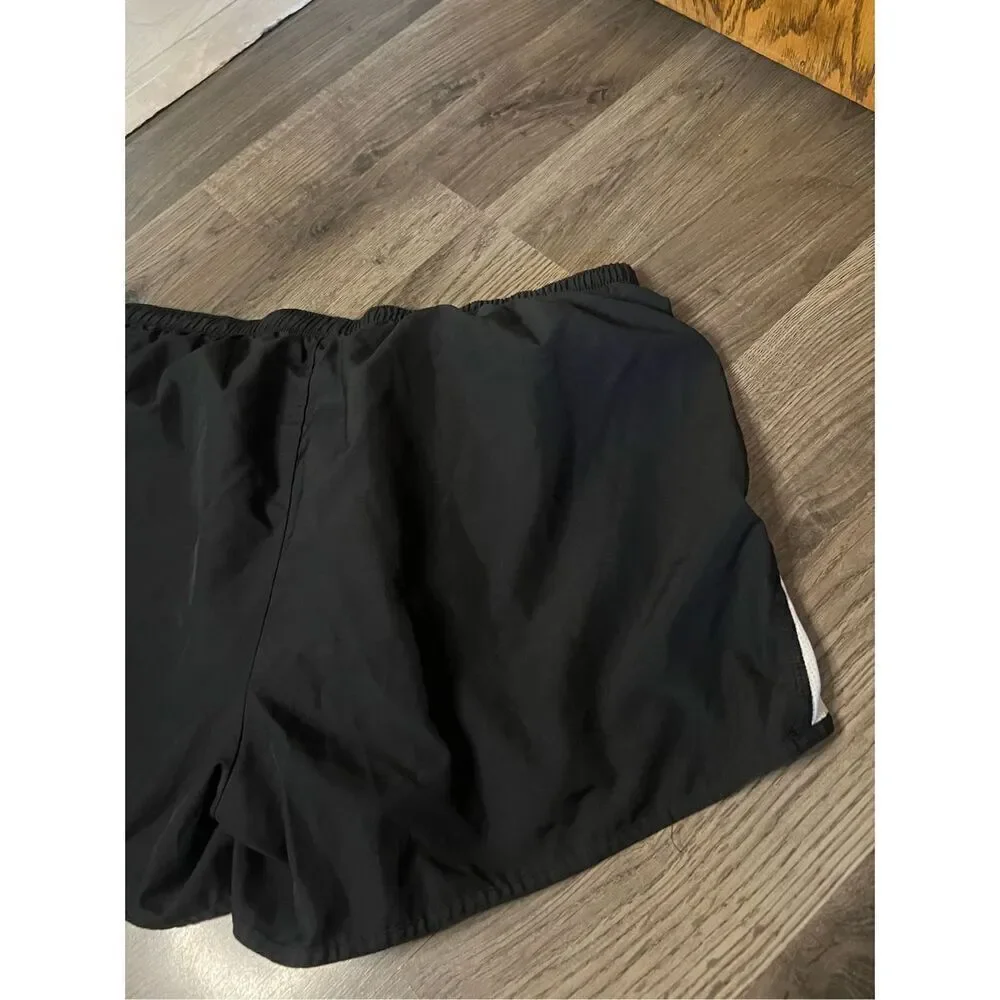 Champion Black With White Stripe Shorts Woman’s Size Medium - Picture 6 of 7